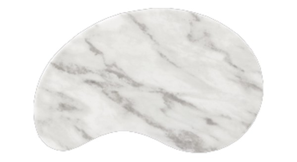 Signature Platte White marmoriert zu 343.011.001