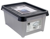 Tragbox m.Deckel grau 12l