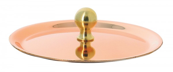 INOCUIVRE Deckel KupferEdlestahl Ø16cm mit Messinggriff