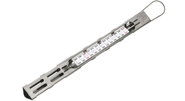Zuckerthermometer von +80 bis +200 Edel.