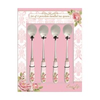 4er Set Floral Damask Teelöffel