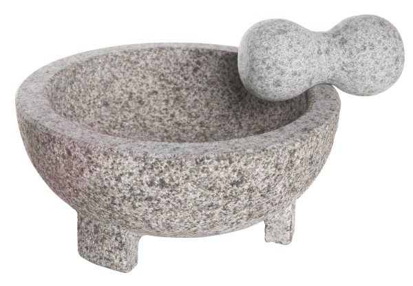 Granit Mörser m. Stössel, 20x8.5cm