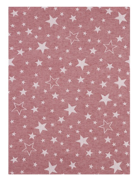 STERNENHIMMEL farbig Geschirrtuch MEYER-MAYOR bordeaux 50x70cm