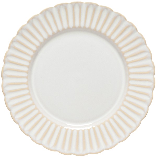 Cristal Salat u. Dessertteller 21.9x21.7 H2.3cm 52cl weiss