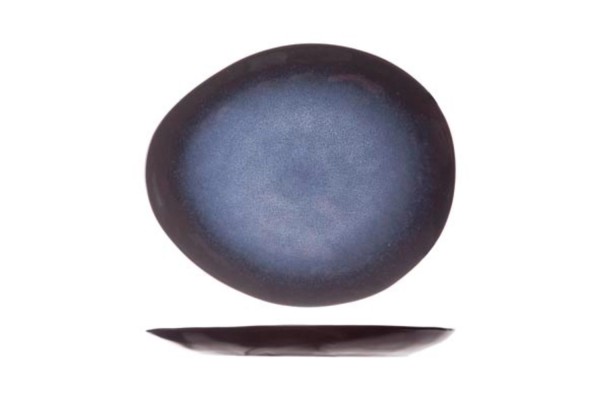 Sapphire Frühstücksteller oval, 20.5x17.5cm
