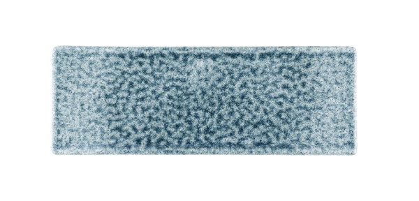 S.P. Raku Topaz Blue Platte rechteckig 24.7x8.8cm