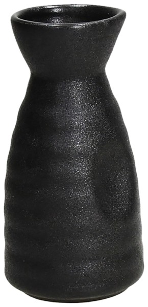 JAP Sake Flasche D7xH13.8cm schwarz