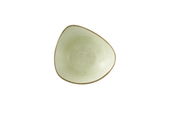 Stonecast Raw Green Triangel Schüssel 23.5cm