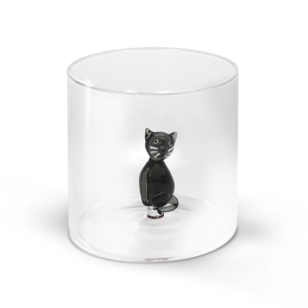 Glas aus Borosilikat 250ml Katze
