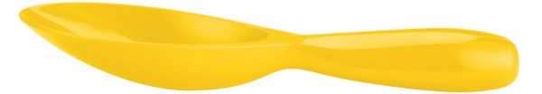 Servierlöffel kurz, gelb 21 cm