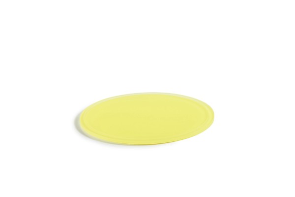 Sweety Platte für Haube D33cm gelb Nacryl