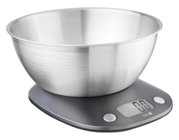 Küchenwaage Inox schwarz 5kg