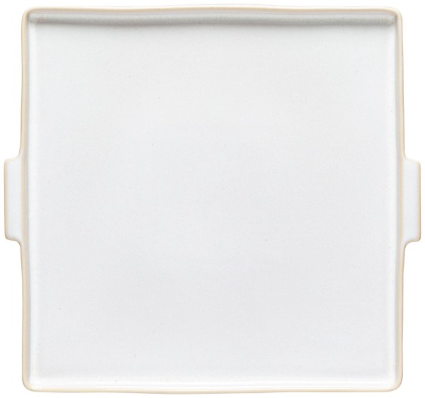 Nótos Servierplatte 31x28.5cm H2.2cm weiss/sand