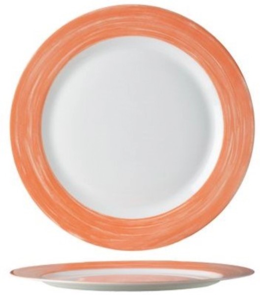 Brush Speiseteller orange, D 25.4cm