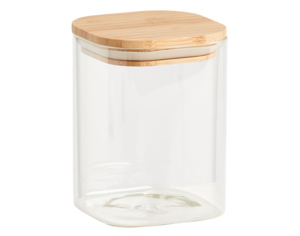 Vorratsglas m.Bambusd. 0.9l