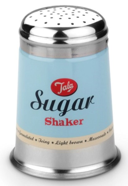 1960s Zuckerstreuer blau