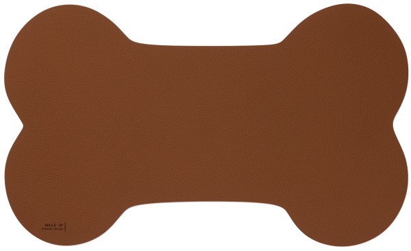Napfunterlage hund 50x30cm M cognac