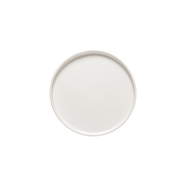 Redonda Teller flach D20.7cm H1.5cm weiss