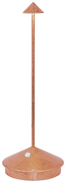 Pina Tischlampe 10.5x29cm copper leaf