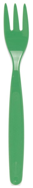 Gabel L17cm B2.4cm Kunstoff grün