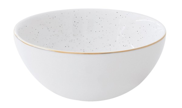 Artesanal Schale, weiss, D15cm