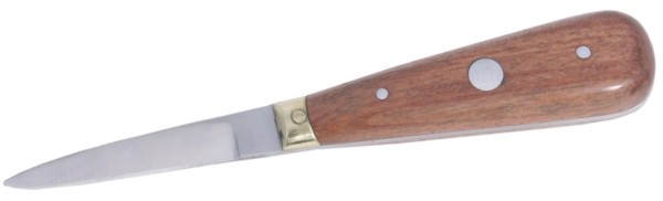 Austernbrecher aus Messerstahl/Holzgriff, 16x6.5 cm