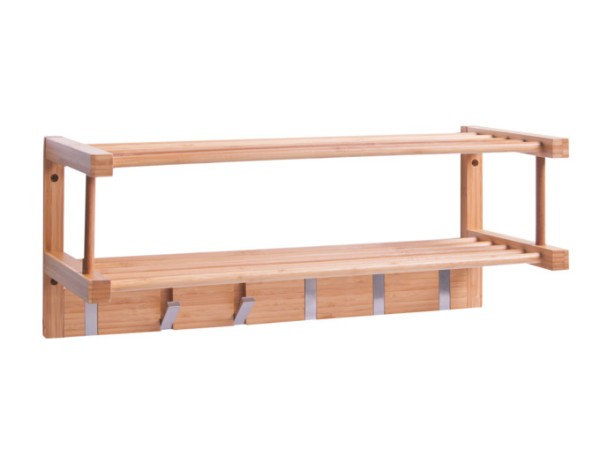 Wandgarderobe Bamboo 60x24cm
