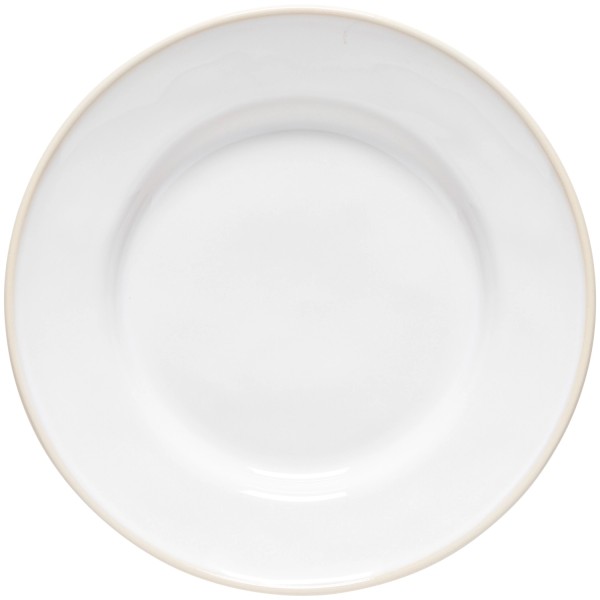 Beja Salat- u. Dessertteller D22.6cm H3.3cm weiss-creme