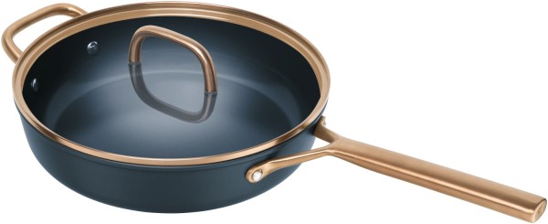 Milano Schmorpfanne mit Glasdeckel 28cm Navy
