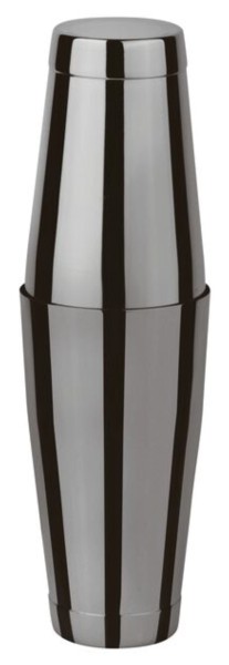 2 tlg. Boston Shaker schwarz 790ml/590ml