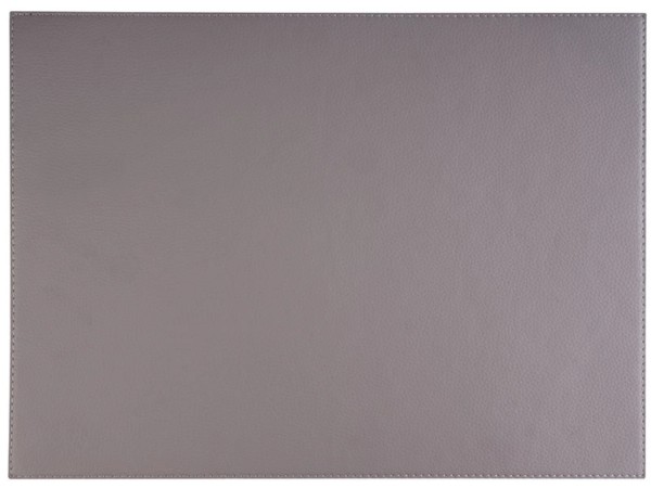 Tischset KUNSTLEDER 45x32,5cm grau