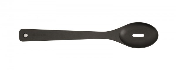Löffel gross, geschlitzt, L: 34.3 cm, schwarz