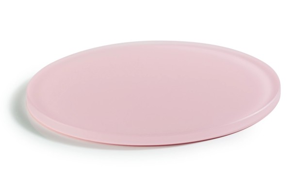 Sweety Tablett rund D20cm rosa Nacryl