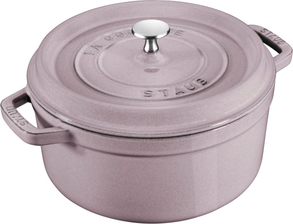 Cocotte 24cm, rund, Kirschblüte, Gusseisen 3.7l