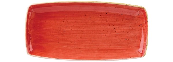 Stonecast Berry Red Platte rechteckig 29.5x15cm