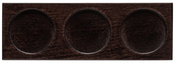 Nótos Servierplatte für 3 Schalen 25x8.5cm H1.7cm Buchenholz