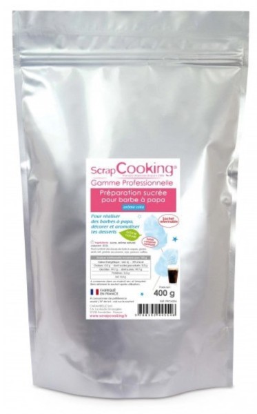 Fertigmischung Zuckerwatte Colageschmack blau 400g