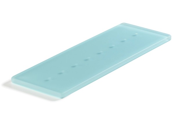 Ice Tablett mit 8 Löcher 30x10cm blau Nacryl