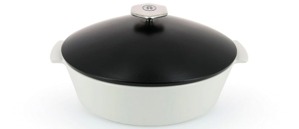 RVL 2 Kasserolle oval, 33x27x16cm, 4.2l, schwarz, Induk.