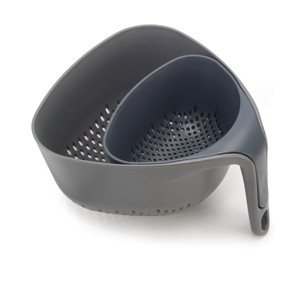 Nest Sieb 2tlg. 22x23.5x13.3cm grau