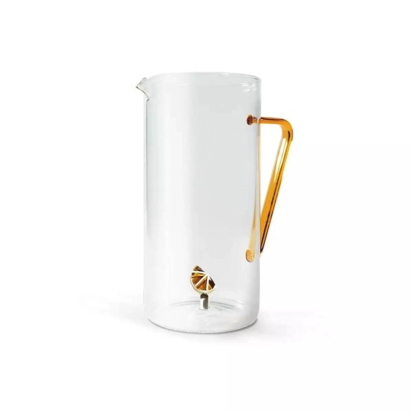 Karaffe aus Borosilikat 1.2l Orange