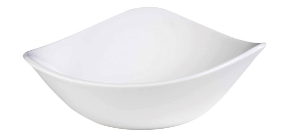 Lotus White Triangel Schüssel 18.5cm, 37cl