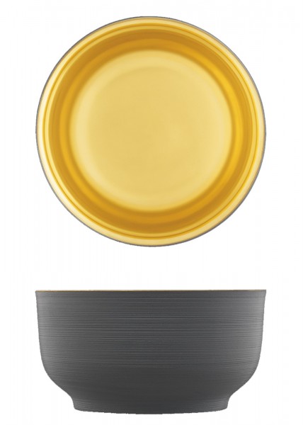 Omnia Schale anthrazit gold ø15cm