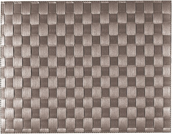 PP-Tischset gewebt, eckig, taupe, 30x40 cm