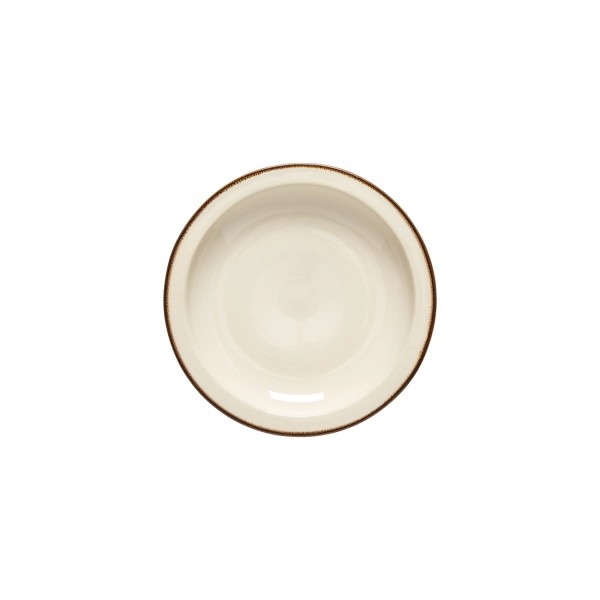 Poterie Teller flach D20.4cm H2.8cm cream-latte