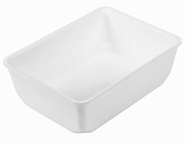 Rechteckige Schale 2/7 26.5x20x8cm schwarz