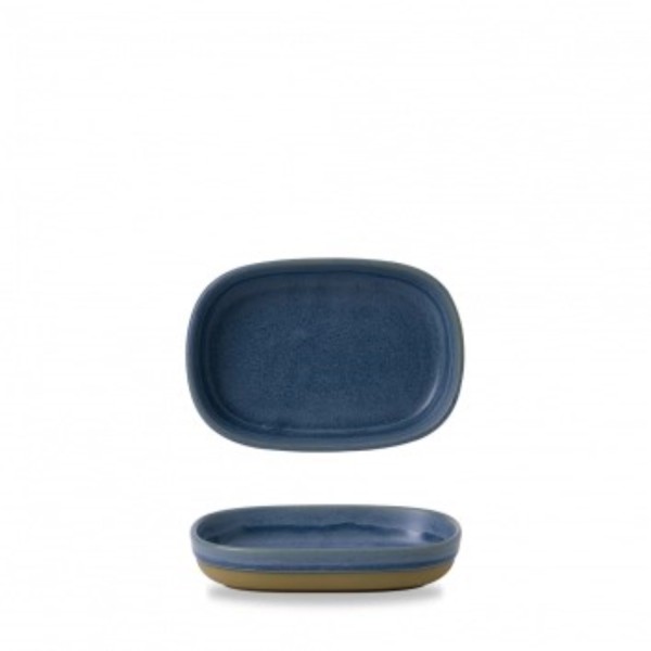 Emerge Oslo blue Platte rechteckig 17.3x11.9x3.3cm