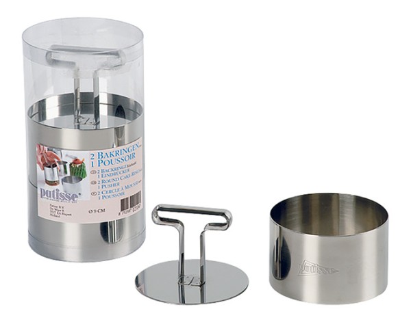 Portion. mit Stössel Inox ø9cm