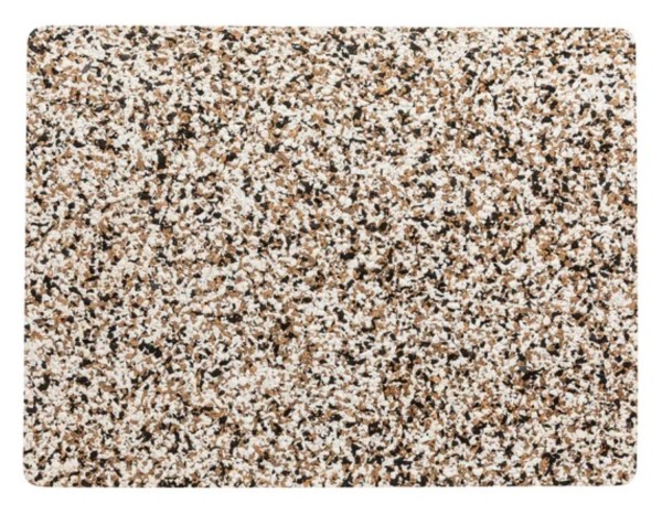 Cork Tischset 41x31x0.4cm white black