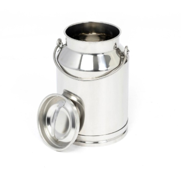 Transportkanne mit Bodenreif 8 lt mit Deckel